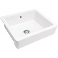 Deante Sabor zlewozmywak ceramiczny 61,5x48,5 cm biały ZCB_610H