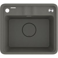 Deante Momi zlewozmywak granitowy 50x44 cm antracyt ZKM_T103