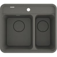 Deante Momi zlewozmywak granitowy 60x52 cm antracyt ZKM_T503