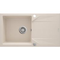 Deante Evora zlewozmywak granitowy 78x44 cm beżowy ZQJ_5113
