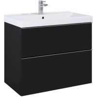 Elita Look szafka 80x44,9x63,5 cm podumywalkowa wisząca black matt RE010801027160