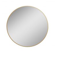 Elita Sharon Round lustro 80x80 cm okrągłe z oświetleniem LED rama złota 168128