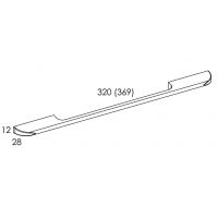 Elita Barcelona uchwyt do szafki black matt RE120320087160