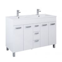 Elita Sunn umywalka z szafką 121,2 cm biały połysk RE169196008060