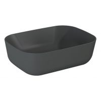 Elita Reni umywalka 45,5x32,5 cm prostokątna nablatowa anthracite matt RE040460036010