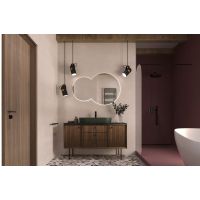 Elita Babette umywalka 81,5x41,5 cm owalna nablatowa forest green matt RE040820017010