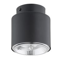 Emibig Nano lampa podsufitowa 1x10 W czarna 1310/1