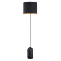 Emibig Aspen lampa stojąca 1x15 W czarny/złoty 1323/LP1