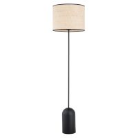 Emibig Aspen lampa stojąca 1x15 W czarny/rattan 1324/LP1