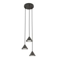 Emibig Elit lampa wisząca 3x10 W czarna