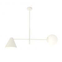 Emibig Hermes lampa podsufitowa 2x10 W biała 1348/2