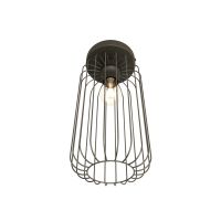 Emibig Barn plafon 1x15 W czarny-złoty 1367/1