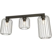 Emibig Barn lampa podsufitowa 3x15 W czarna 1367/3