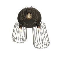 Emibig Barn plafon 3x15 W czarny 1367/3PREM