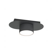 Emibig Diaz lampa podsufitowa 1x12 W czarna 1437/1