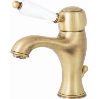 Emmevi Rubinetterie Laguna bateria umywalkowa stojąca stare złoto 40063BR
