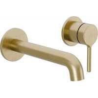 Excellent Delta Pi bateria umywalkowa podtynkowa złoty szczotkowany AREX.1213GB