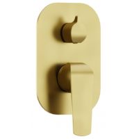 Excellent Clever 2.0 bateria prysznicowa podtynkowa złoty szczotkowany AREX.4145GB