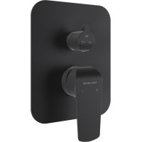 Excellent Clever 2.0 bateria wannowo-prysznicowa podtynkowa czarna AREX.4147BS