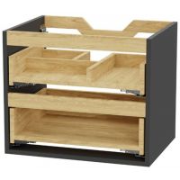 Excellent Tuto 2.0 korpus szafki 60x46.5x50 cm podumywalkowa wisząca szara-dąb MLEX.2172.600.GRBL