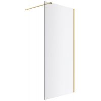 Excellent Vidoq ścianka prysznicowa walk-in 120 cm złoty połysk/szkło przezroczyste KAEX.1506.1200.LP.GL