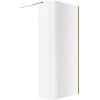 Excellent Vidoq ścianka prysznicowa walk-in 83 cm złoty połysk/szkło przezroczyste KAEX.1507.830.LP.GL