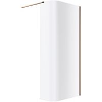 Excellent Vidoq ścianka prysznicowa walk-in 93 cm miedź szczotkowana/szkło przezroczyste KAEX.1507.930.LP.CB