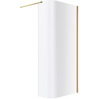 Excellent Vidoq ścianka prysznicowa walk-in 93 cm złoty szczotkowany/szkło przezroczyste KAEX.1507.930.LP.GB