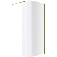 Excellent Vidoq ścianka prysznicowa walk-in 93 cm złoty połysk/szkło przezroczyste KAEX.1507.930.LP.GL