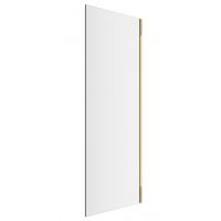 Excellent Rols ścianka prysznicowa z drzwiami 90 cm złoty połysk/szkło przezroczyste KAEX.2606.900.LP.GL