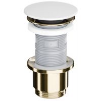 Excellent Design korek do umywalki złoty połysk/śnieżnobiały ARIN.1485.K.02.WHGL