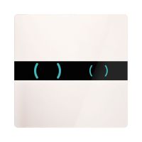 Schwab Nea Duo przycisk spłukujący do WC elektroniczny szkło biały 4060419821