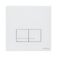 Schwab Arte Duo przycisk spłukujący do WC szkło biały 4060420201