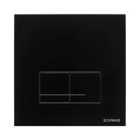 Schwab Arte Duo przycisk spłukujący do WC szkło czarny 4060420238