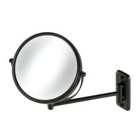 Geesa Mirror lusterko kosmetyczne 20 cm okrągłe do golenia czarne 911085-06