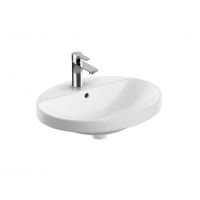 Geberit Variform umywalka 55x45 cm owalna wpuszczana biała 500.720.01.2