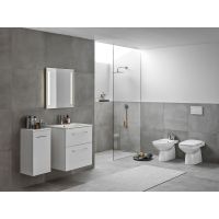 Geberit Selnova Square umywalka 60x48 cm prostokątna meblowa-wpuszczana biała 500.994.00.1