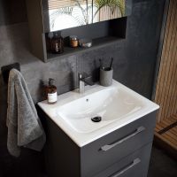 Geberit Selnova Square umywalka 60x48 cm prostokątna meblowa-wpuszczana biała 500.994.00.1