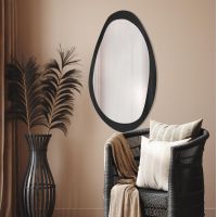 Guarda Giro Black lustro 45x75 cm czarny/srebrny TOS-GIR-BLACK-45x75