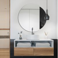 Guarda Prato Black lustro 60x60 cm czarny/srebrny TOS-PRA-BLACK-60x60