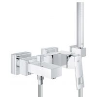 Grohe Eurocube bateria wannowo-prysznicowa ścienna chrom 23141000
