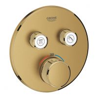 Grohe Grohtherm SmartControl bateria wannowo-prysznicowa podtynkowa termostatyczna brushed cool sunrise 29119GN0