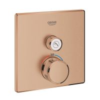 Grohe Grohtherm SmartControl bateria prysznicowa podtynkowa z termostatem Brushed Warm Sunset 29123DL0