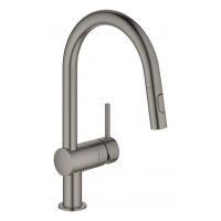 Grohe Minta bateria kuchenna stojąca Brushed Hard Graphite 32321AL2