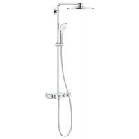 Grohe Euphoria zestaw prysznicowy ścienny termostatyczny z deszczownicą StarLight Chrome 26507000
