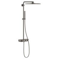 Grohe Euphoria SmartControl zestaw prysznicowy ścienny termostatyczny z deszczownicą Brushed Hard Graphite 26508AL0