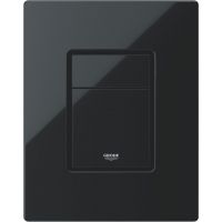 Zestaw Grohe Solido stelaż podtynkowy do WC z przyciskiem Even czarny połysk i miska Bau Ceramic z deską wolnoopadającą (38971000, 39351000, 38966KV0)