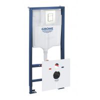 Grohe Rapid SL Fresh zestaw stelaż podtynkowy 5w1 z przyciskiem Skate Cosmopolitan biel alpejska 39448000