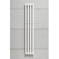 P.M.H. Pluto grzejnik łazienkowy 24,5x150 cm czarny połyskujący P2B/4