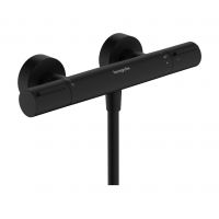 Hansgrohe Ecostat Element bateria prysznicowa ścienna termostatyczna czarny mat 13346670